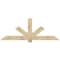 Ekena Millwork Kennewick Rough Sawn Timber Gable Bracket, Douglas Fir, 84"W x 31"H x 2"D x 6"F, 9/12 Pitch GBW084X31X0206KEN00RDF - alternate 1